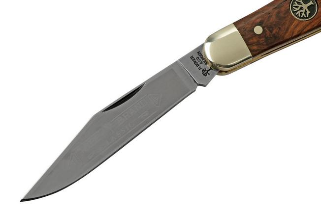 Boker Solingen Medium Stockman Single Blade Rosewood Slip Joint