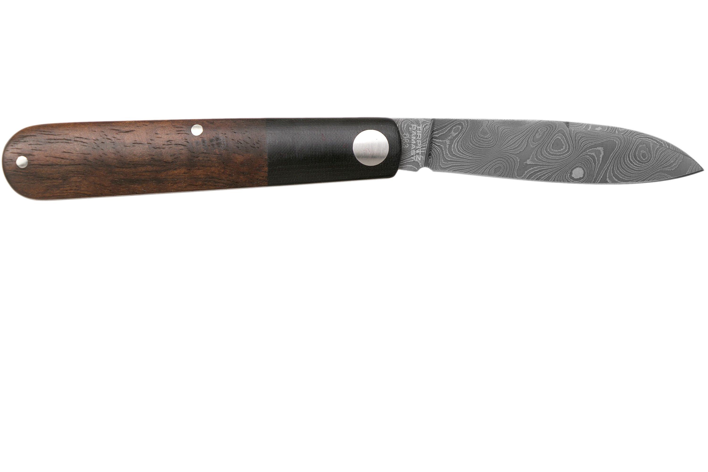 Böker Tirpitz Damast Taschenmesser - 22,9 Cm, Damastklinge, Wood Griff, Mit Zertifikat