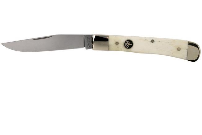 Böker Trapper Bone White 119950 slipjoint pocket knife