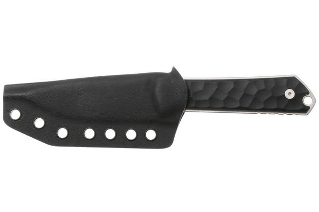 Afbeelding voor Böker Manufaktur Solingen Kiboku 120516 Satin RWL-34, Richlite Black Rock Pattern, vaststaand mes, Lucas Burnley design