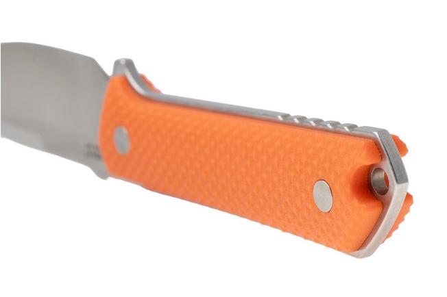Afbeelding voor Böker Manufaktur Solingen Kiboku 120573 Satin RWL-34, G10 Orange, vaststaand mes, Lucas Burnley design