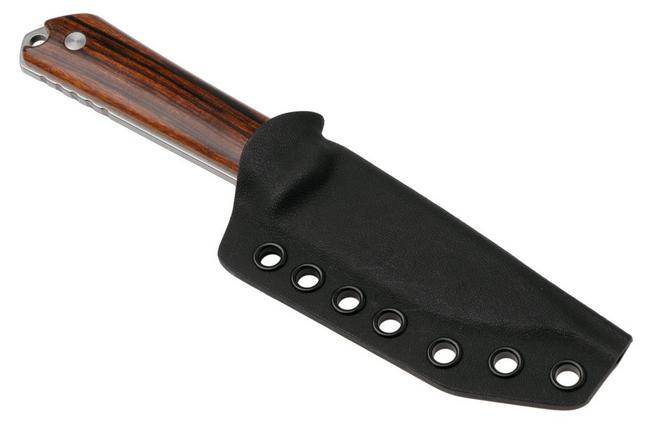 Afbeelding voor Böker Manufaktur Solingen Kiboku 120574 Satin RWL-34, Desert Iron Wood, vaststaand mes, Lucas Burnley design