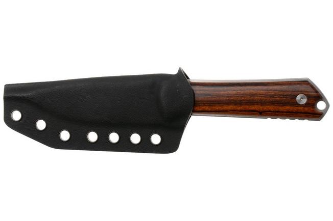 Afbeelding voor Böker Manufaktur Solingen Kiboku 120574 Satin RWL-34, Desert Iron Wood, vaststaand mes, Lucas Burnley design