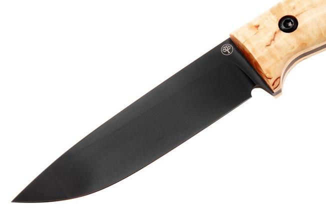 Afbeelding voor Böker DBK Bushfriend 2000, 121004, Cerakote 80CrV2, Curly Birch, bushcraftmes