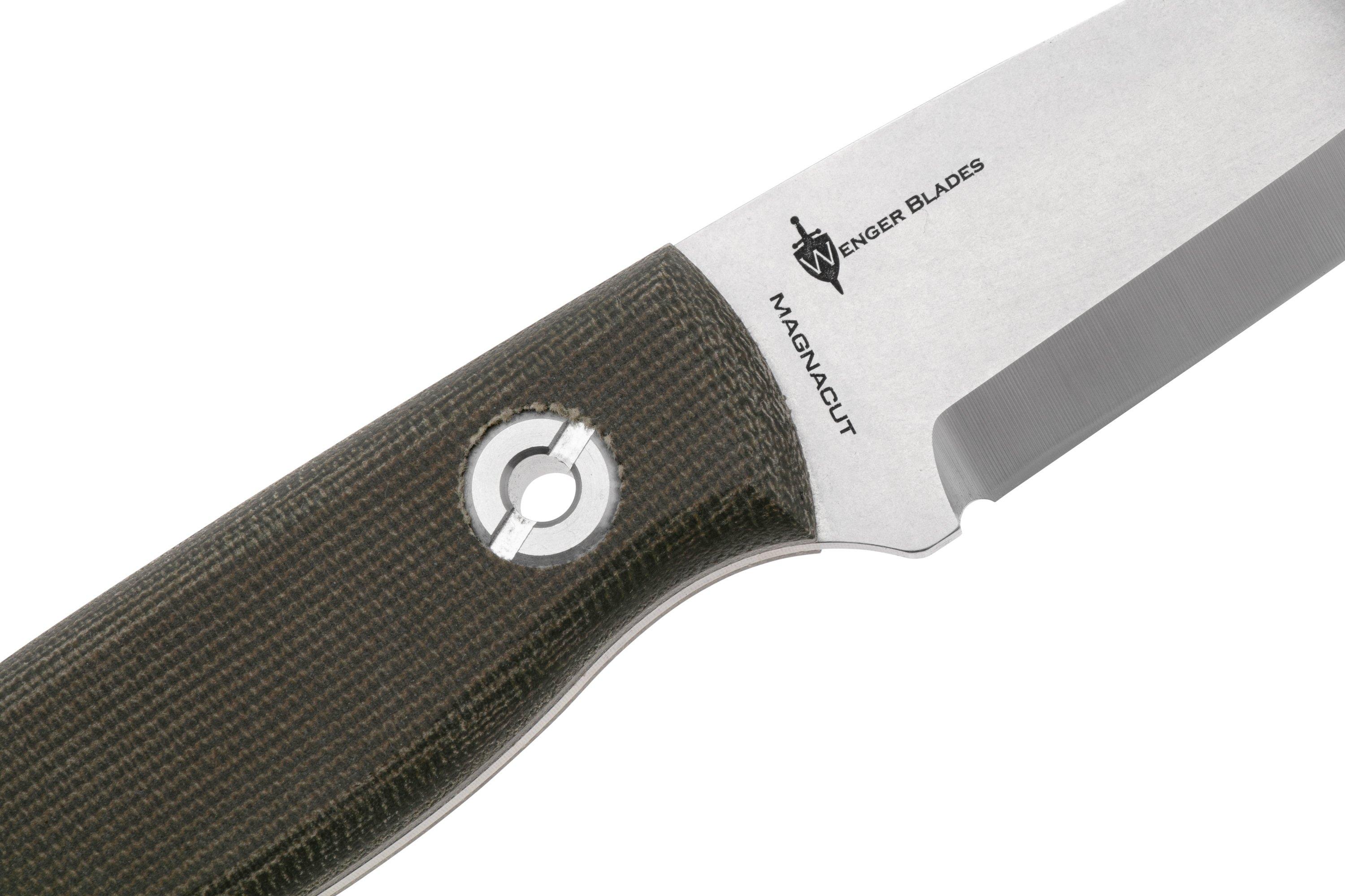 Böker Vigtig vs. Wild 121509 CPM MagnaCut, Green Canvas Micarta