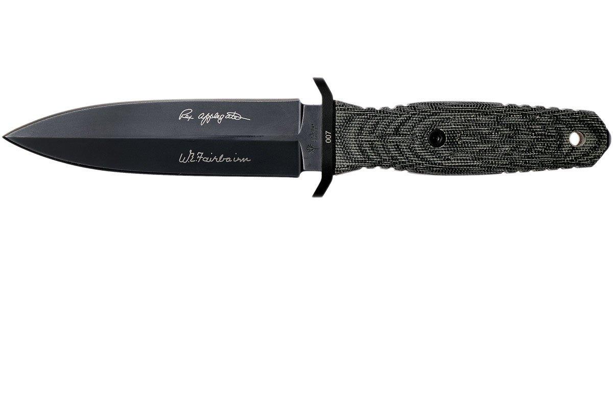 Böker Applegate 4.5 All Black 121644 dagger, Bill Harsey
