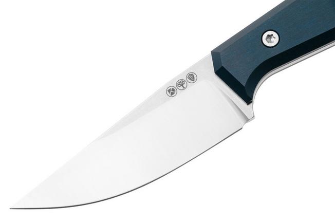 Bild für Böker Solingen Daily Knives AK1 Droppoint 129518 Satin MagnaCut, Blue Aluminium, Fahrtenmesser