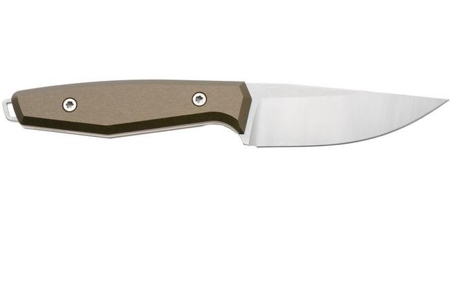 Bild für Böker Solingen Daily Knives AK1 Droppoint 129519 Satin MagnaCut, Gold Aluminium, Fahrtenmesser