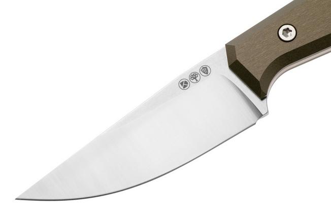 Bild für Böker Solingen Daily Knives AK1 Droppoint 129519 Satin MagnaCut, Gold Aluminium, Fahrtenmesser