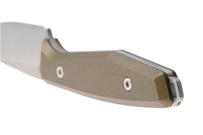 Bild für Böker Solingen Daily Knives AK1 Droppoint 129519 Satin MagnaCut, Gold Aluminium, Fahrtenmesser