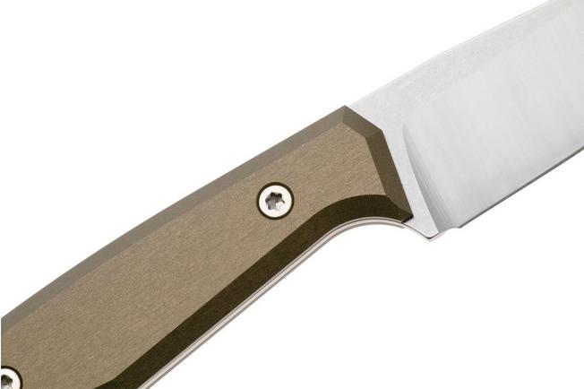 Bild für Böker Solingen Daily Knives AK1 Droppoint 129519 Satin MagnaCut, Gold Aluminium, Fahrtenmesser