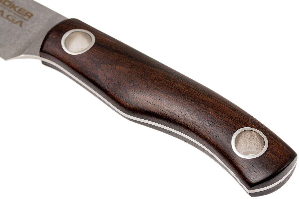 GÜDE Porterhouse Steakmesser Aus Solingen – 12 Cm Klinge, Grenadill-Holz, Handgeschmiedet