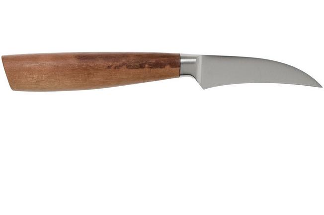 Boker Core Bird's Beak Peeling Knife 2.75 Blade, Walnut Wood Handle -  KnifeCenter - 130725