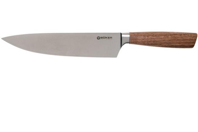 Boker Core Kitchen Knife Set, Walnut Wood