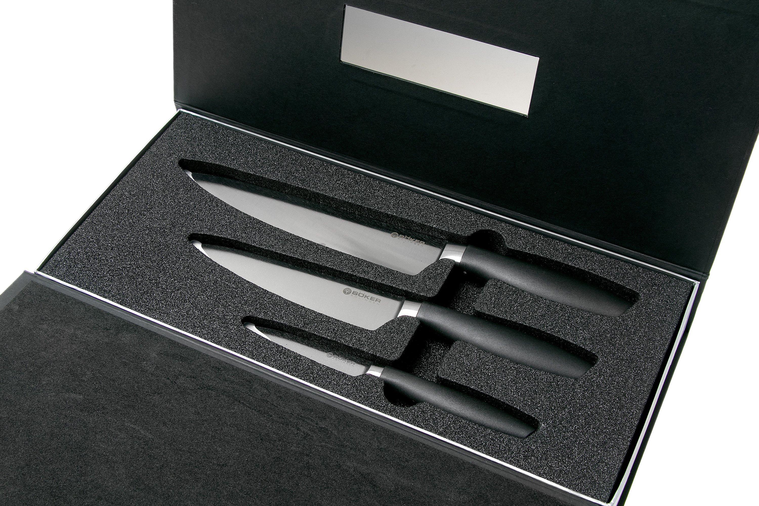 Böker Core Professional knife set 3piece 130890SET Advantageously