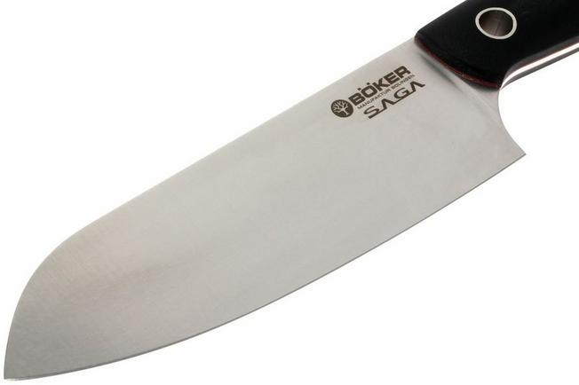 Image for Böker 131466, Saga Santoku, blue satin finish