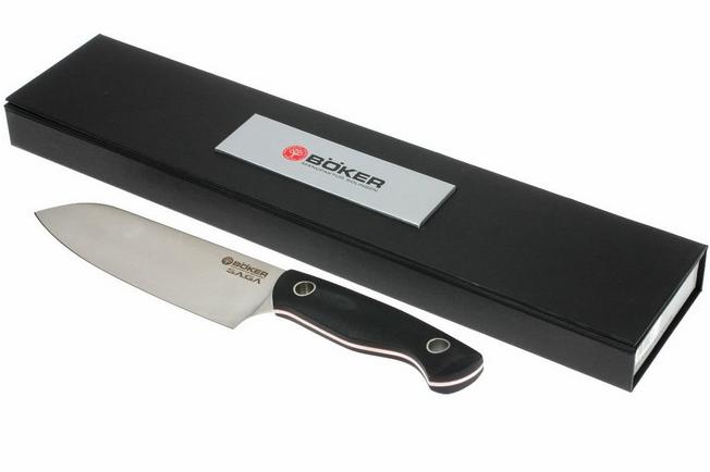 Image for Böker 131466, Saga Santoku, blue satin finish