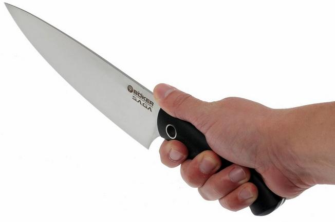 Image for Böker 131467, Saga chef's knife, blue satin finish