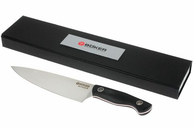 Image for Böker 131467, Saga chef's knife, blue satin finish