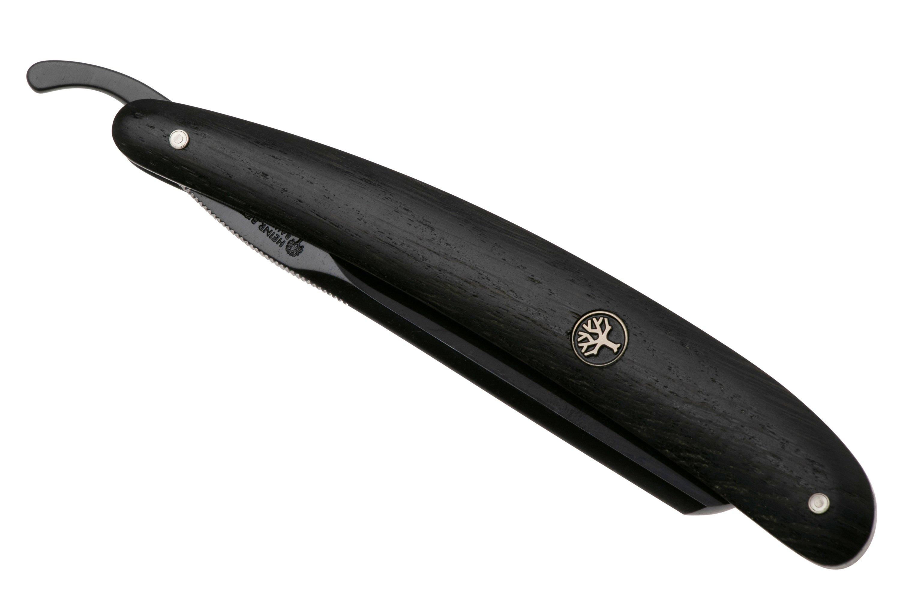 Böker Manufaktur Wilhelm 6/8“ Bog Oak 140162 Straight Razor, offenes ...