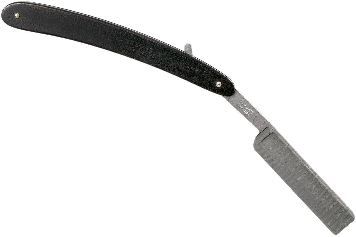 Böker Manufaktur Ebony Damascus Limited Edition straight razor ...