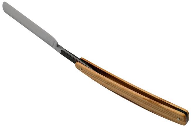Image for Böker Manufaktur Black Wood Scale Tang straight razor 140559