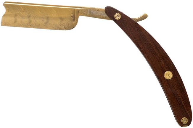 Imagen para Böker Manufaktur Master Cutter Damascus Gold, Desert Ironwood 140801DAM navaja de afeitar
