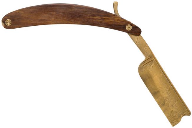 Imagen para Böker Manufaktur Master Cutter Damascus Gold, Desert Ironwood 140801DAM navaja de afeitar