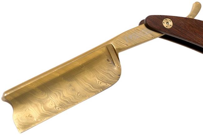 Imagen para Böker Manufaktur Master Cutter Damascus Gold, Desert Ironwood 140801DAM navaja de afeitar