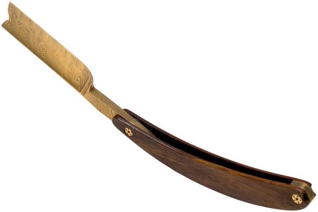 Imagen para Böker Manufaktur Master Cutter Damascus Gold, Desert Ironwood 140801DAM navaja de afeitar