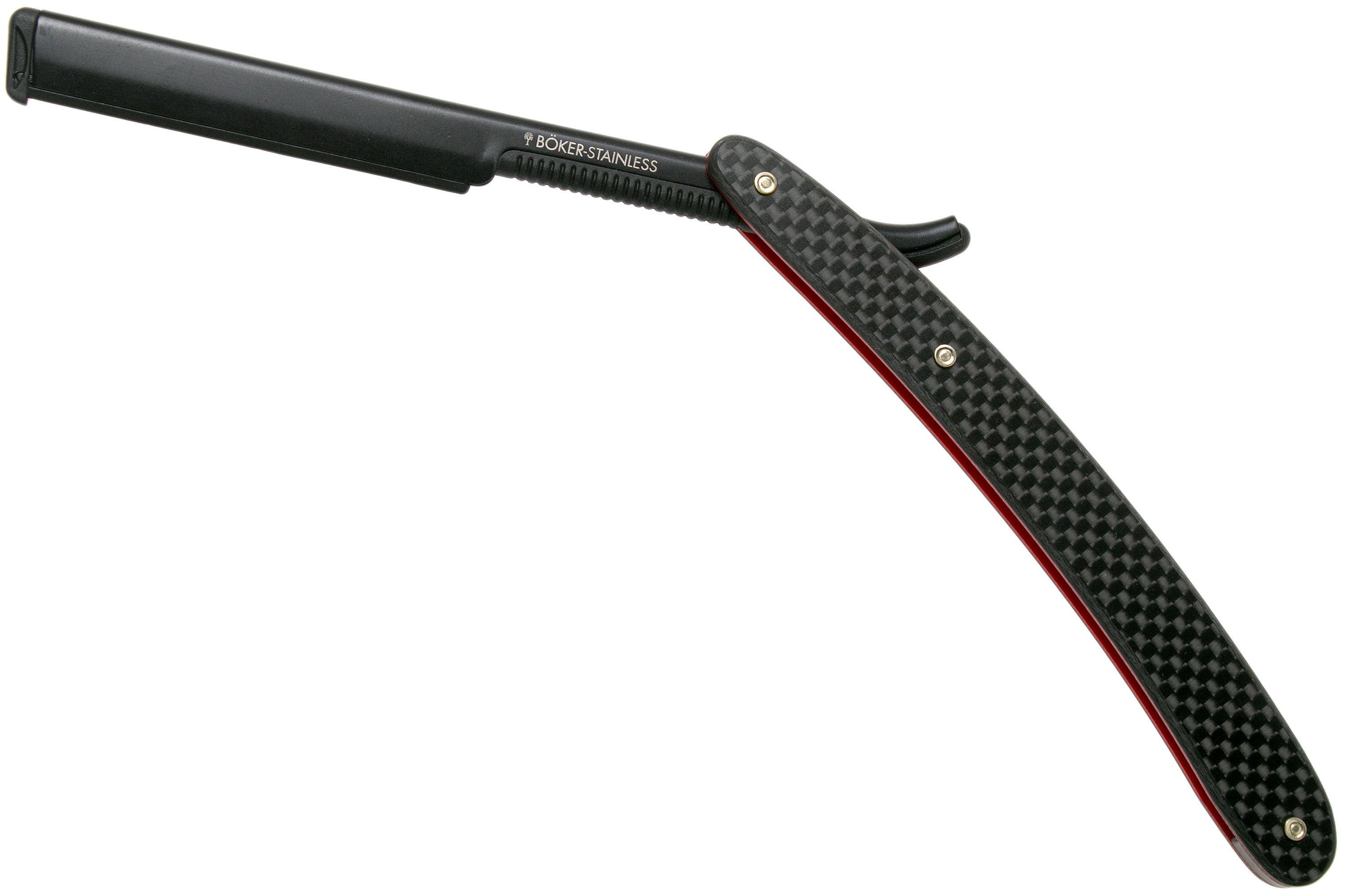 Böker BARBARETTE Porta cuchillas afeitar NEGRO & ROJO 140909 | ventajas en Knivesandtools.es