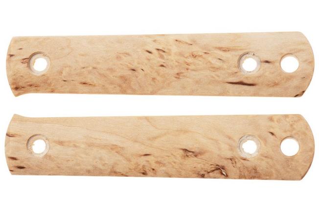 Afbeelding voor Böker BFF Packlite Handle Scales 190674, Curly Birch Natural Smooth, greepschalen