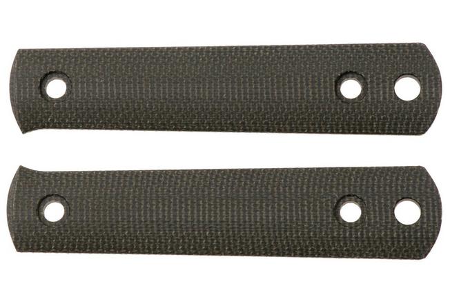 Afbeelding voor Böker BFF Packlite Handle Scales 190680 Green Micarta Smooth, greepschalen 