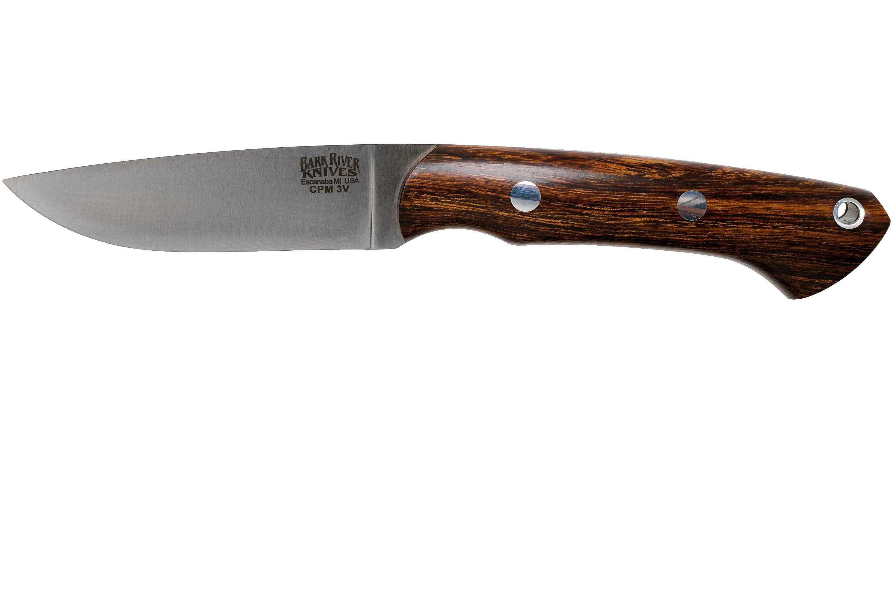 Bark River Featherweight Fox River CPM 3V Desert Ironwood hunting knife
