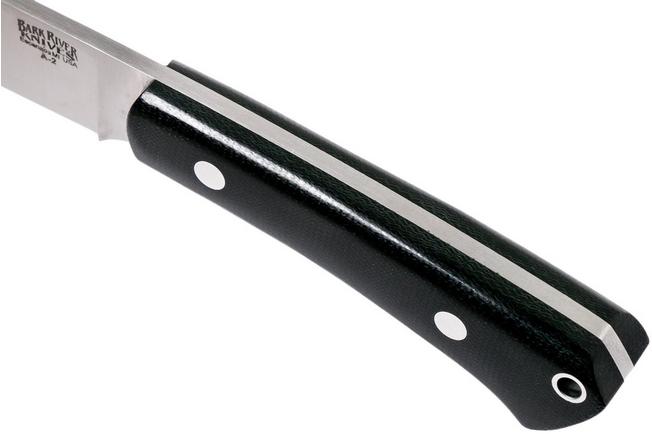 Image for Bark River Highland Special A2, Black Canvas Micarta outdoor knife
