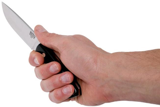 Image for Bark River Highland Special A2, Black Canvas Micarta outdoor knife