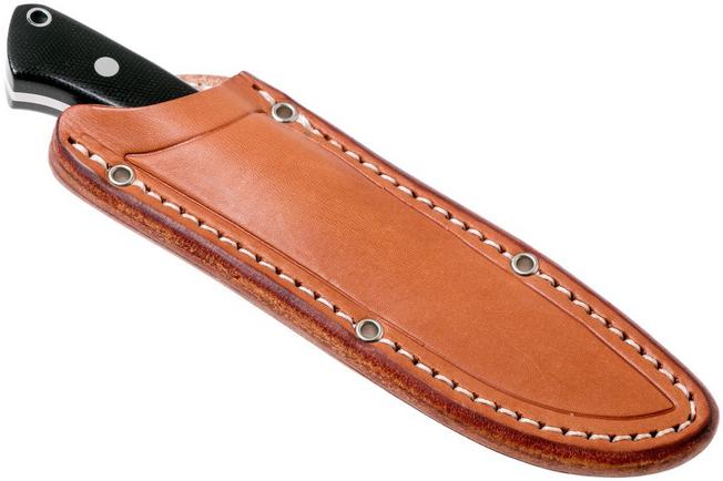 Image for Bark River Highland Special A2, Black Canvas Micarta outdoor knife