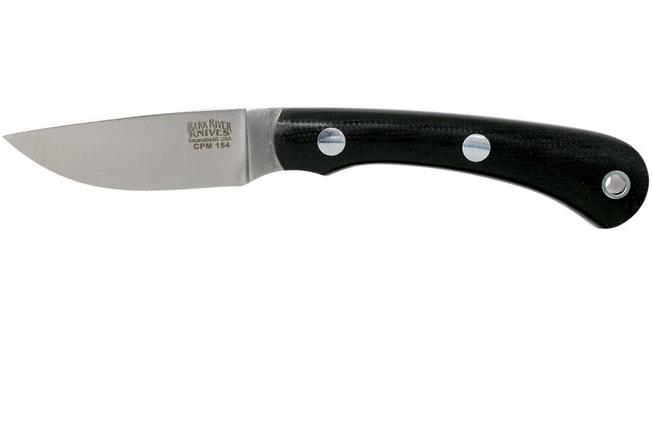 Image for Bark River Pro Scalpel II CPM154, black canvas micarta