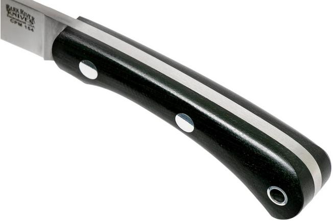 Image for Bark River Pro Scalpel II CPM154, black canvas micarta