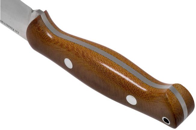 Imagen para Bark River North Country EDC 2 CPM S45VN Natural Canvas Micarta cuchillo fijo