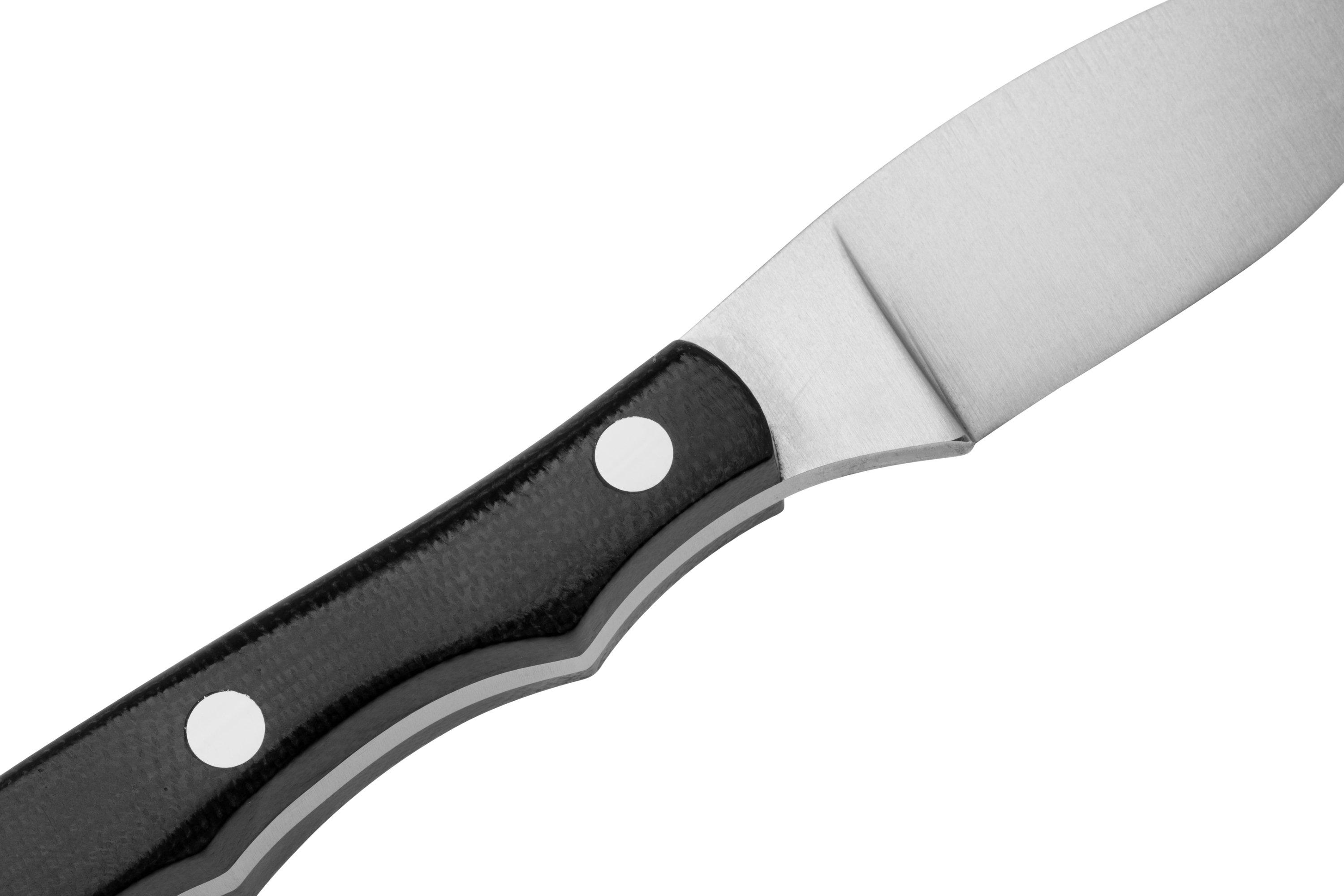 Bark River Micro Canadian CPM 3V, Black Canvas Micarta, fixed knife