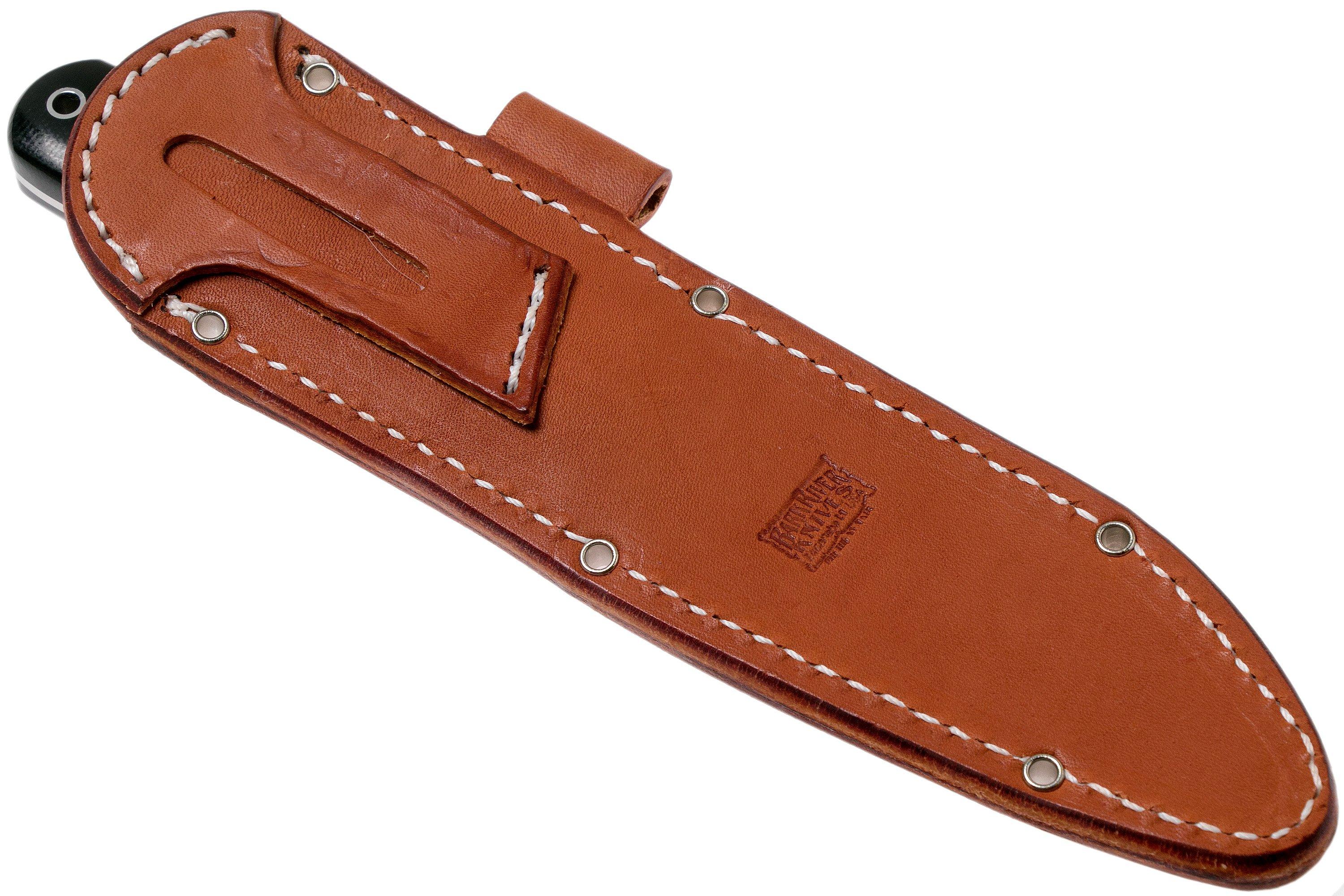 Bark River Kephart 5” CPM 3V, Black Canvas Micarta bushcraft knife