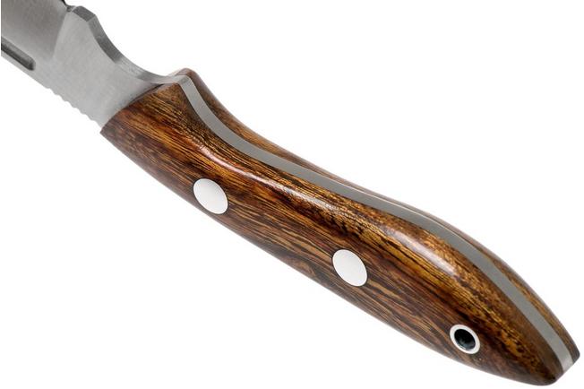 Bark River Adventurer II Elmax, Desert Ironwood fixed knife