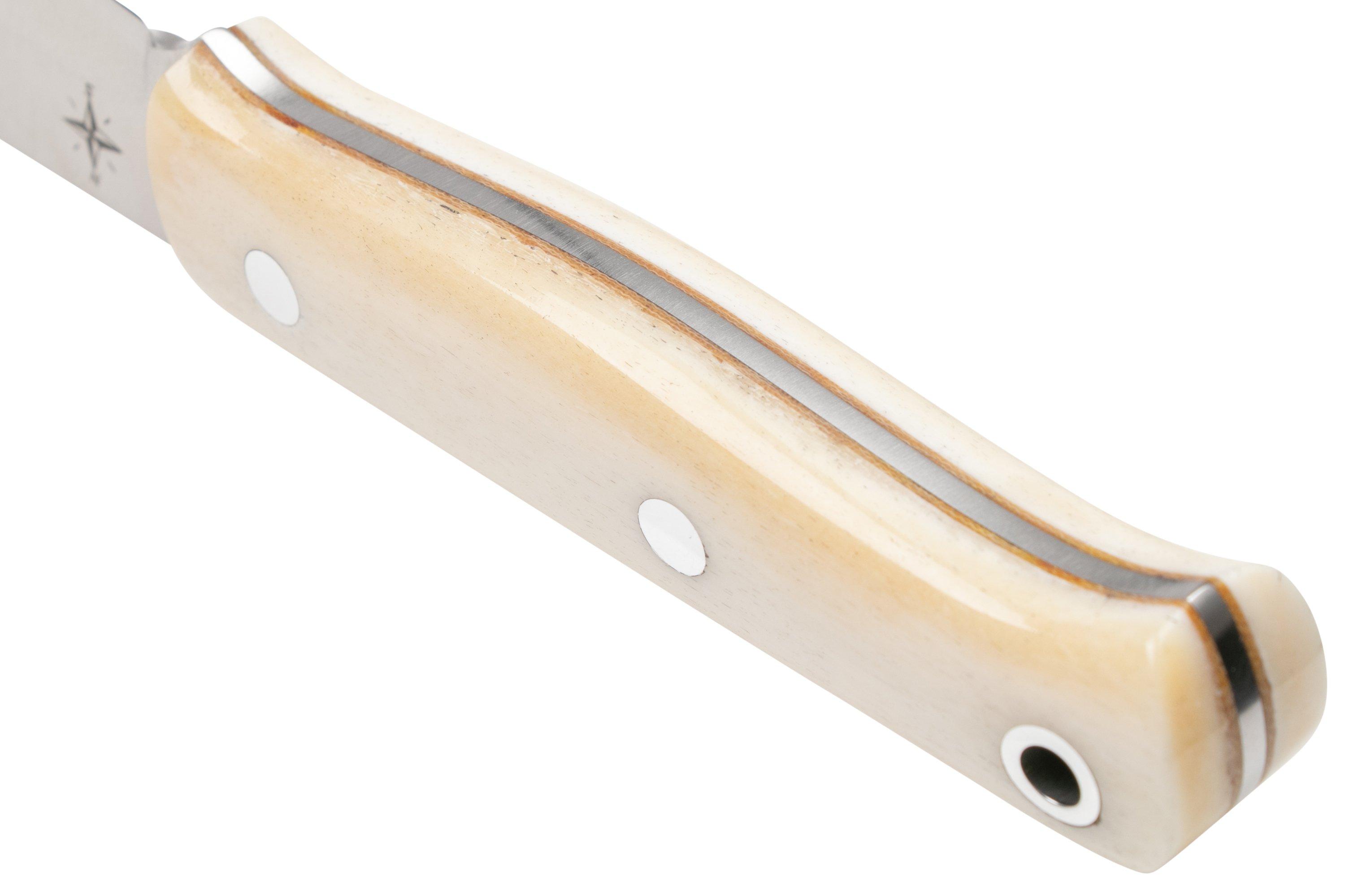 Bark River UltraLite Bushcrafter CPM 3V, Camel Bone bushcraft knife