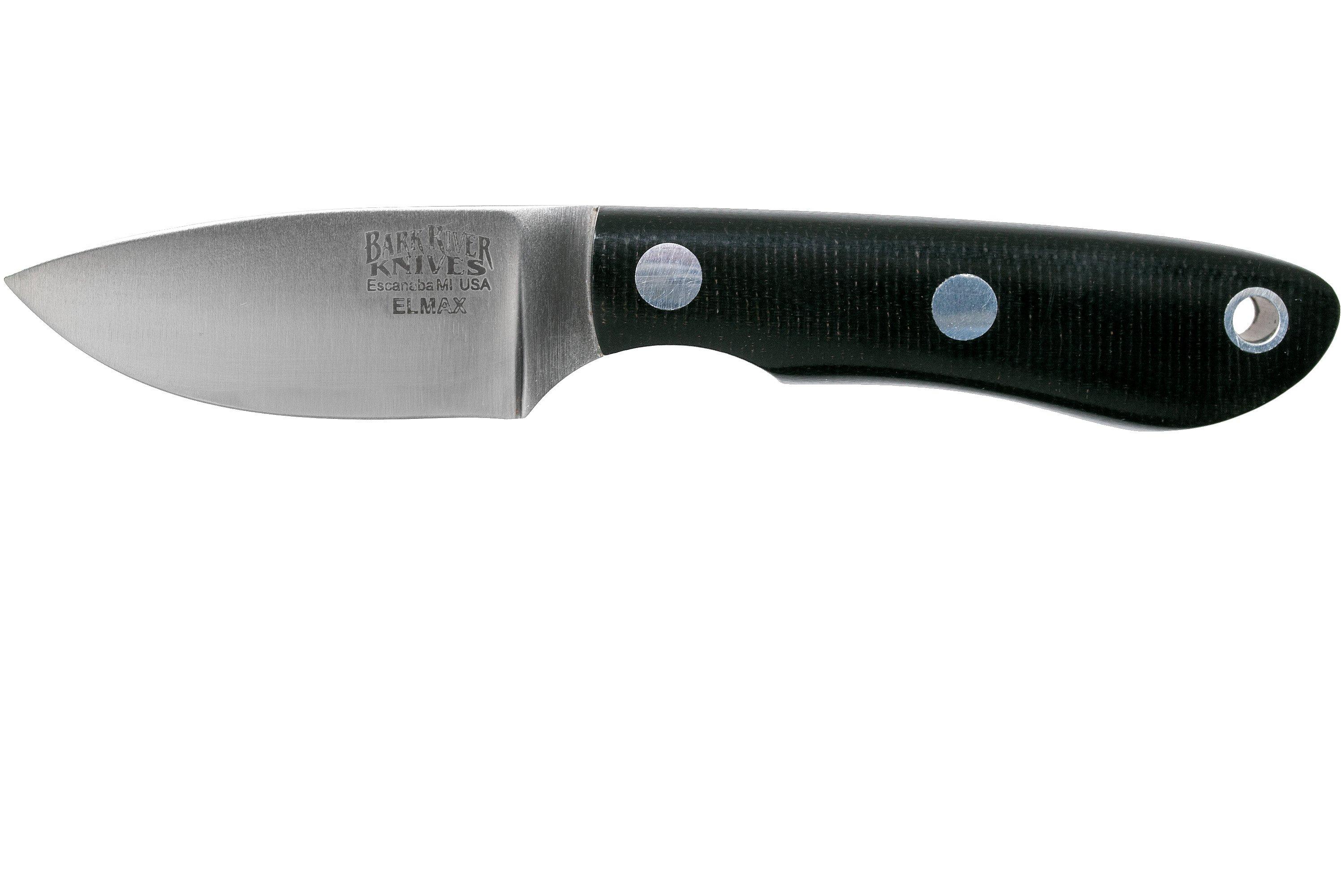 Bark River PSK Elmax Black Canvas Micarta | Advantageously