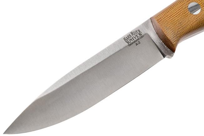 Imagen para Bark River Aurora A2 Natural Canvas Micarta, cuchillo exterior