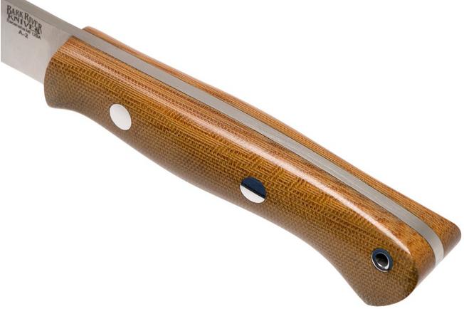 Imagen para Bark River Aurora A2 Natural Canvas Micarta, cuchillo exterior