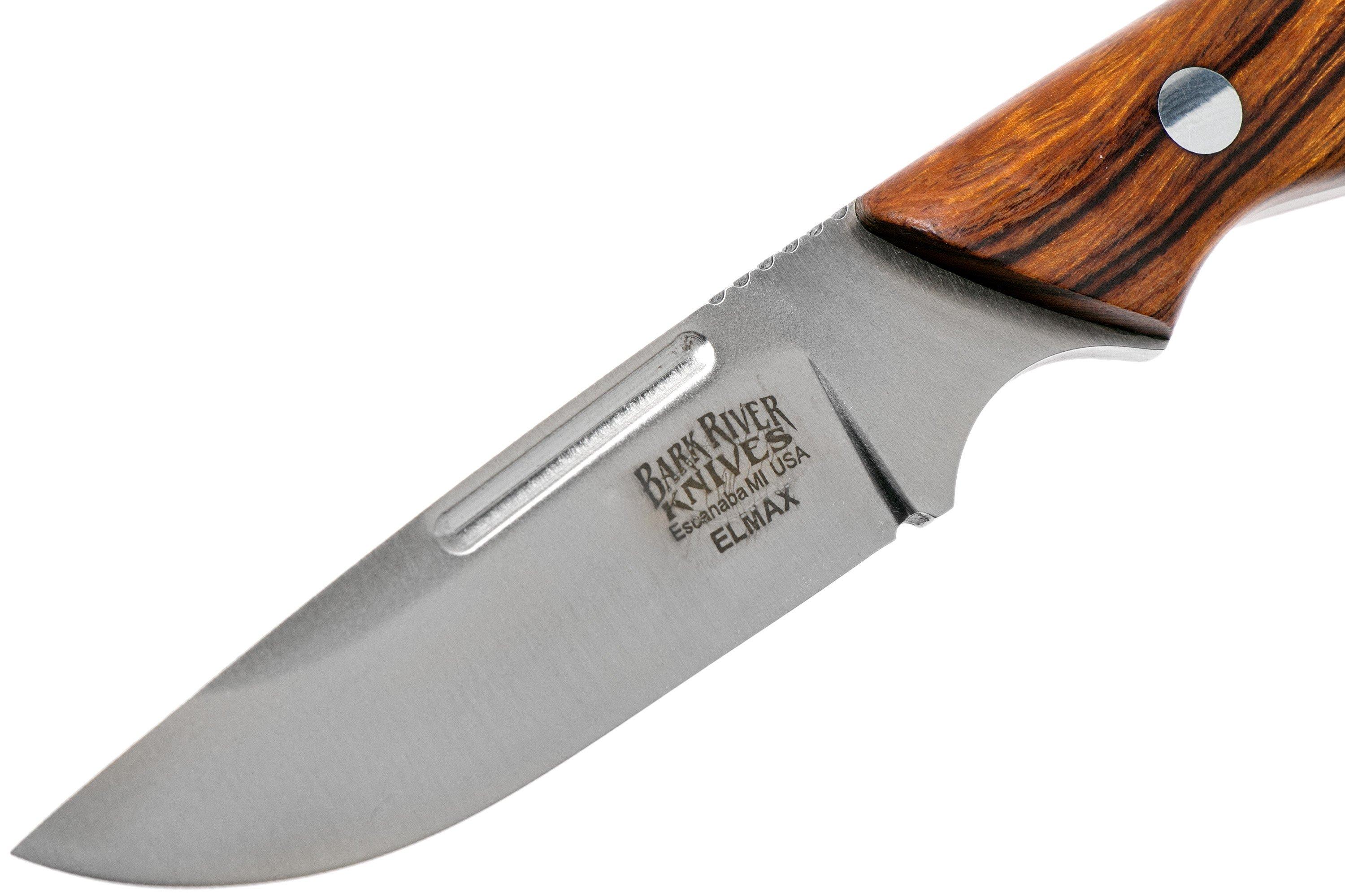 Bark River Adventurer Elmax, Desert Ironwood, brown sheath Voordelig