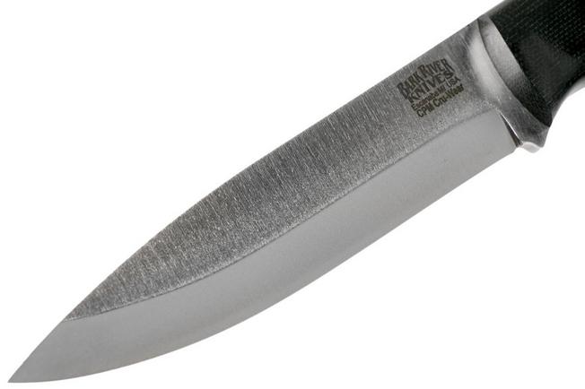 Bark River Aurora Scandi Cru-Wear Black Canvas Micarta