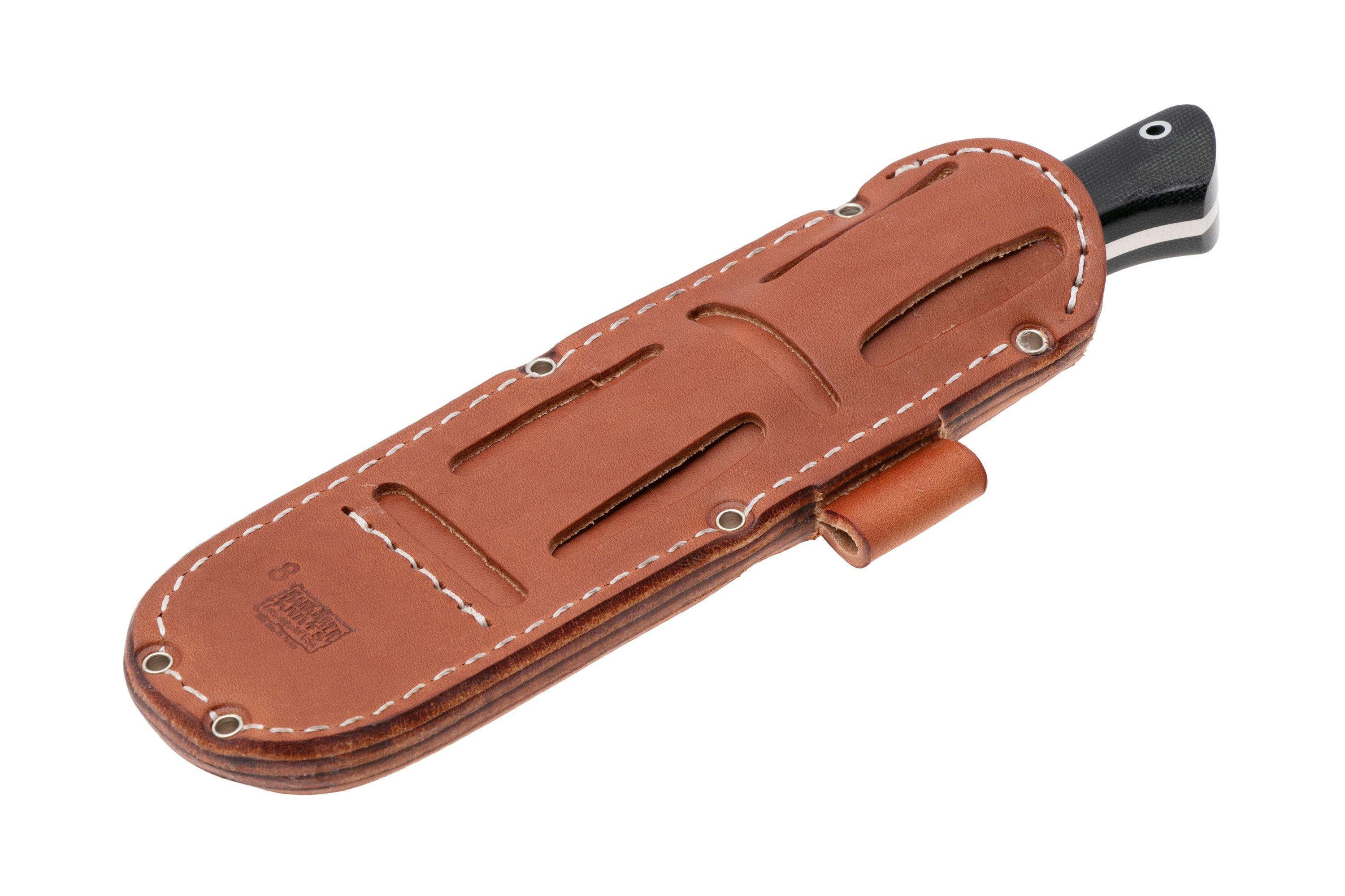Bark River Aurora CPM MagnaCut, Black Canvas Micarta, bushcraft